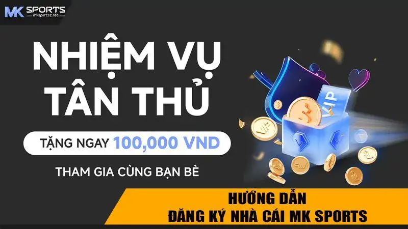 đăng ký MK Sports trên website